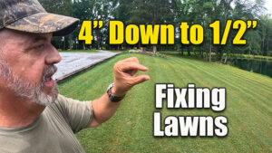 fixing lawns